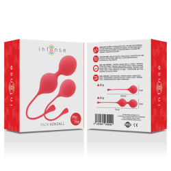 Intense - Pack Balles Kegel Kendall Rouge